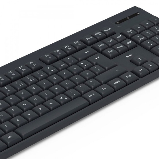 Zestaw klawiatura i mysz WKM-100 Czarny 