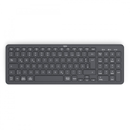 Klawiatura WK-300 bezprzewodowa Czarna 