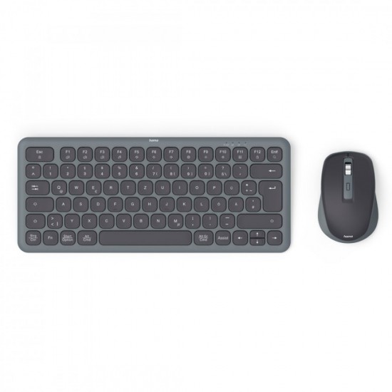 Zestaw klawiatura i mysz WKM-500 Czarno-szara