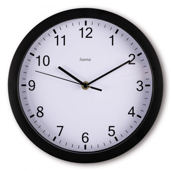 Zegar ścienny Elba 25cm Czarny 