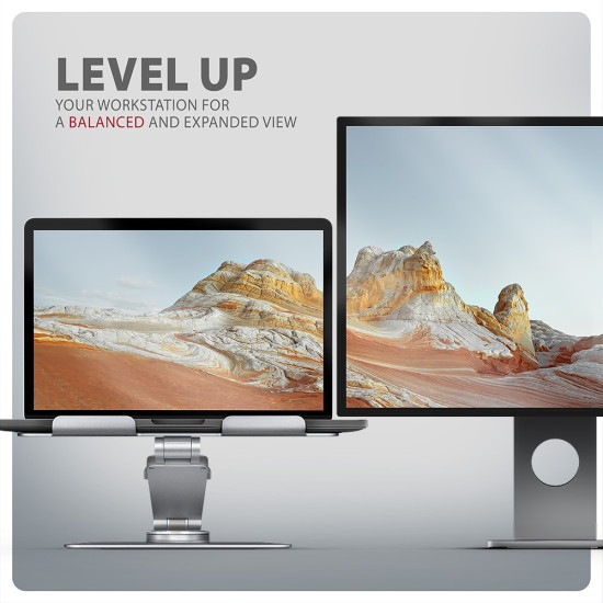 STND-LR Podstawa do laptopów aluminiowa 10-16