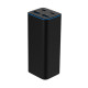 Ładowarka uniwersalna 100W GaN 2xUSB-A 2xUSB-C szybkie ładowanie czarna 