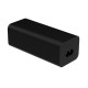 Ładowarka uniwersalna 100W GaN 2xUSB-A 2xUSB-C szybkie ładowanie czarna 