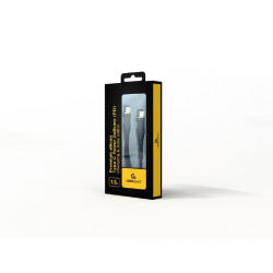 Kabel USB C(M) do USB C(M) 1.5M czarny