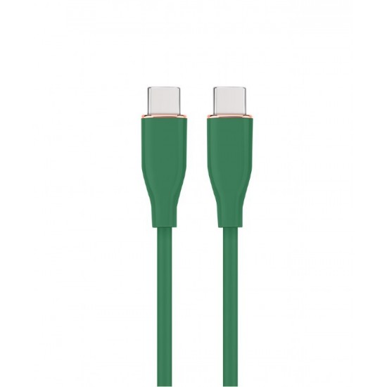 Kabel USB C(M) do USB C(M) 1.5M zielony