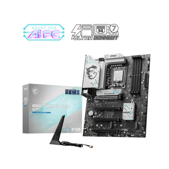 Płyta główna B860 GAMING PLUS WIFI s1851 4DDR5 ATX 