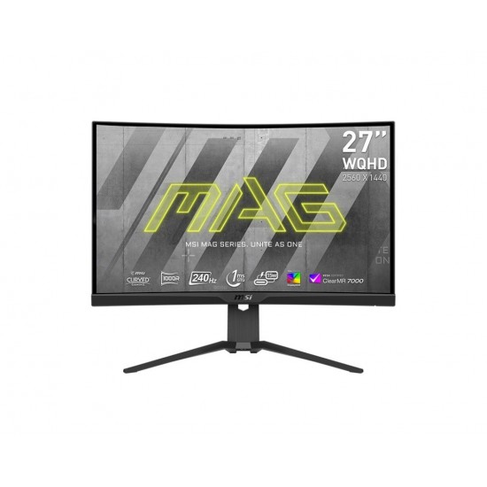 Monitor 27 cali MAG 275CQRXF LED/QHD/Curved/240Hz/czarny