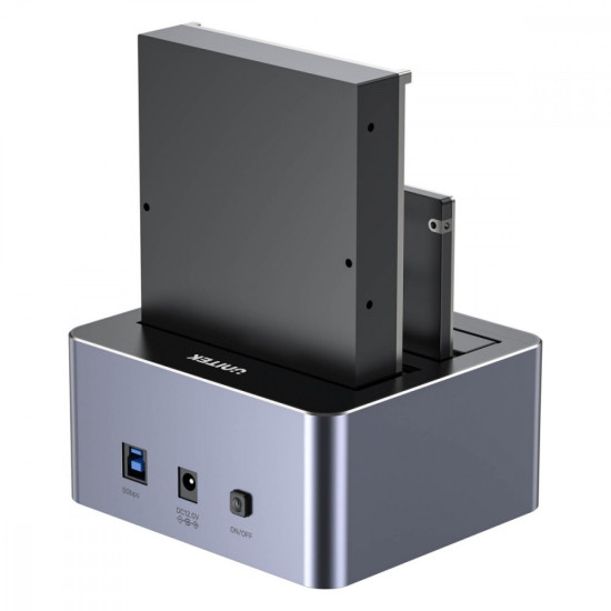 Stacja klonująca dyski 2,5/3,5 USB 5 Gbps; Y-3026GY01-EU 