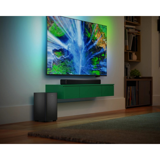 Soundbar 2.1 z bezprzewodowym subwooferem TAB5309/10