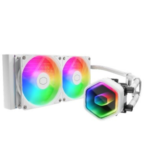 Chłodzenie wodne MasterLiquid 240 Core II ARGB White 