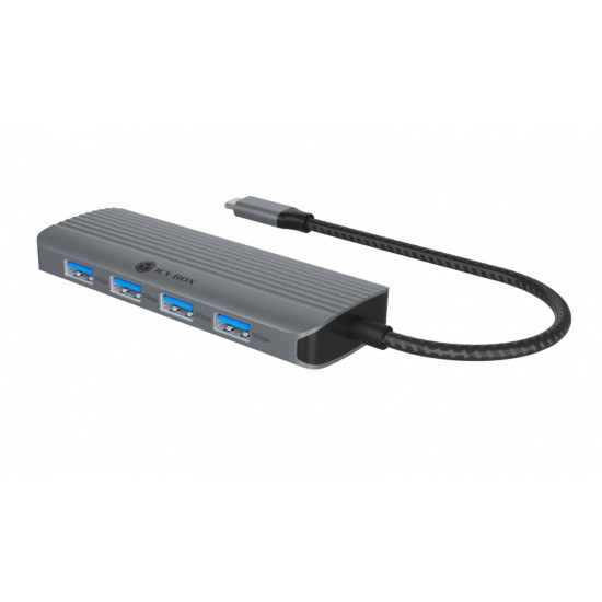Stacja dokująca IB-DK4022a-CPD 6w1, HDMI,USB,PD 