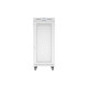 Szafa instalacyjna rack stojąca 19 cali 27U 600x800 drzwi perforowane LCD szara (Flat pack)