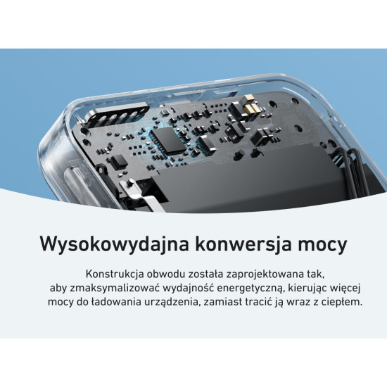 Powerbank indukcyjny MagGo 10000mAh biały