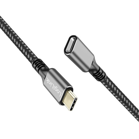 Kabel USB3.2 gen1 TypeC do USB-C/F, PD, 2m 