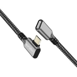 Kabel USB3.2 gen2 TypeC do USB-C/F, PD, 1m 