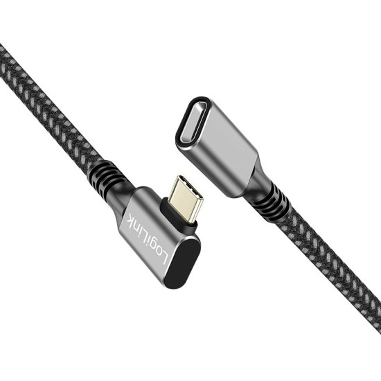 Kabel USB3.2 gen2 TypeC do USB-C/F, PD, 1m 