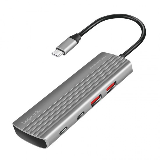 Hub USB3.2 Gen2,2xUSB-A , 5X USB-C, PD. 100W 