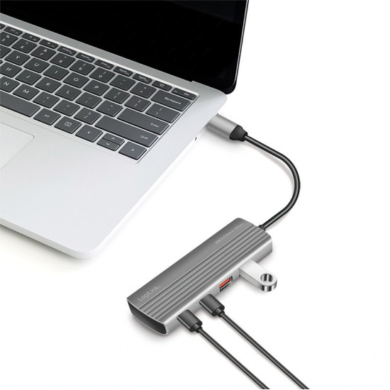 Hub USB3.2 Gen2,2xUSB-A , 5X USB-C, PD. 100W 