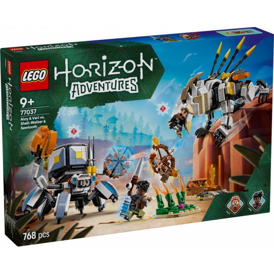 Klocki Horizon 77037 Aloy i Varl kontra krabołaz i piłoząb