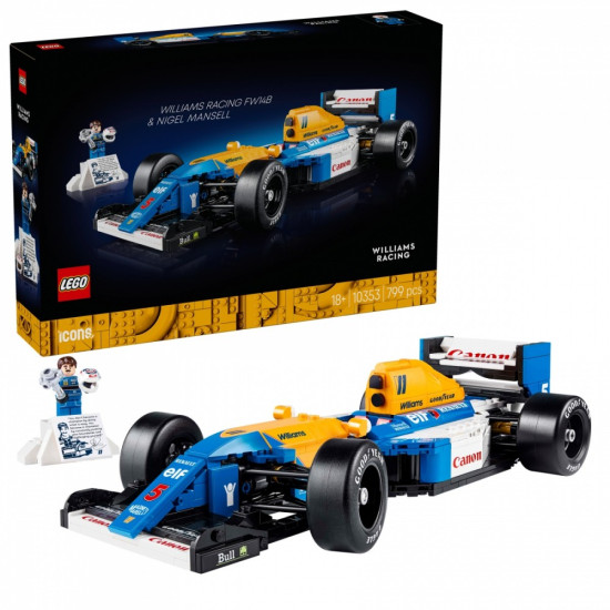 Klocki Icons 10353 Williams Racing FW14B i Nigel Mansell 
