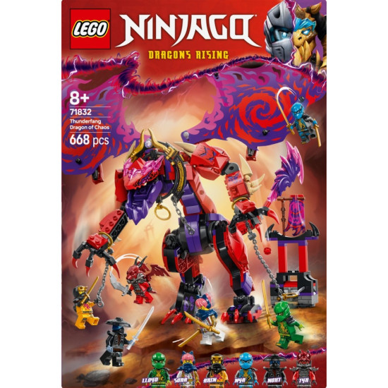 Klocki Ninjago 71832 Smok chaosu Kiełogrzmot 