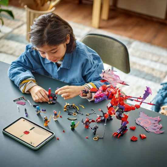 Klocki Ninjago 71832 Smok chaosu Kiełogrzmot 