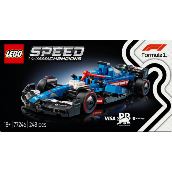 Klocki Speed Champions 77246 Bolid F1 Visa Cash App RB VCARB 01 