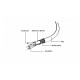 Kabel USB 2.0 typu AB AM-BM 1.8m czarny