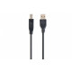 Kabel USB 2.0 typu AB AM-BM 1.8m czarny