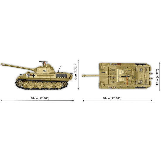 Klocki Panzer V Panther G Pudel 1133 klocków