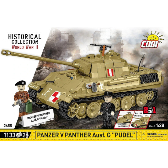 Klocki Panzer V Panther G Pudel 1133 klocków