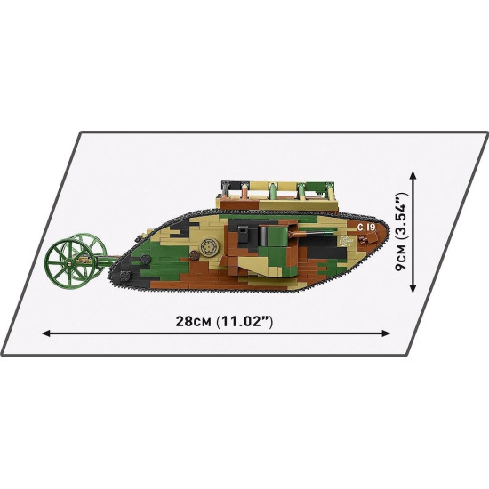Klocki Mark I Male NO C.19 878 klocków