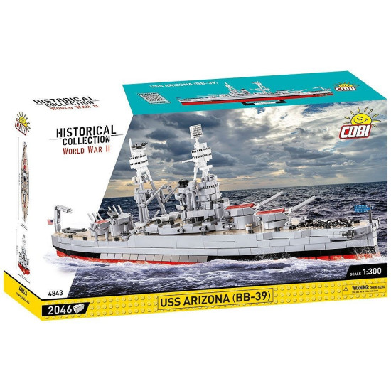 Klocki USS Arizona BB-39 2046 klocków