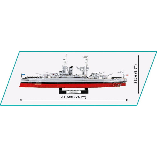 Klocki USS Arizona BB-39 2046 klocków