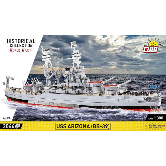 Klocki USS Arizona BB-39 2046 klocków
