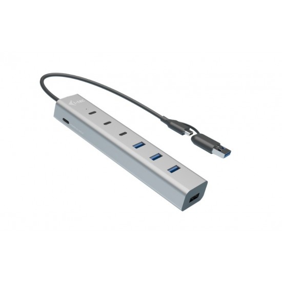 Hub USB-C/USB-A Charging Metal HUB 7 ports 