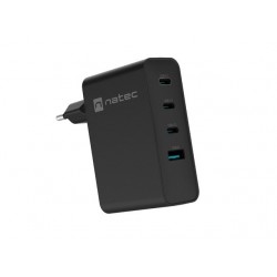 Ładowarka sieciowa Ribera GAN 3xUSB-C + 1x USB-A 100W czarna 