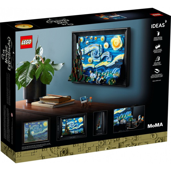 Klocki Ideas 21333 Gwiaździsta noc Vincenta van Gogha 