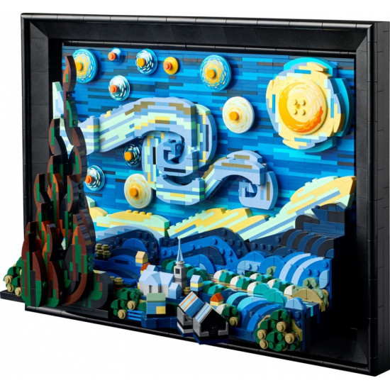 Klocki Ideas 21333 Gwiaździsta noc Vincenta van Gogha 