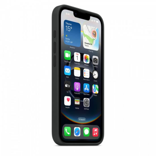 Etui silikonowe do iPhonea 16e - czarne