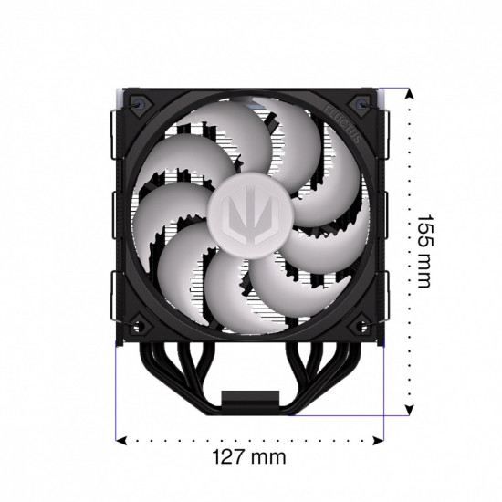 Chłodzenie procesora Fera 5 Black ARGB EY3A012 
