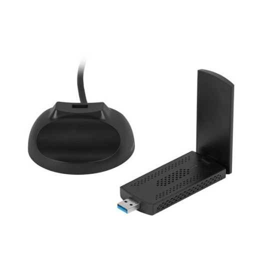 Karta sieciowa bezprzewodowa WIFI NC-3000-WI USB 3.0 AX3000 TRI-BAND 2 wewnętrzne anteny 