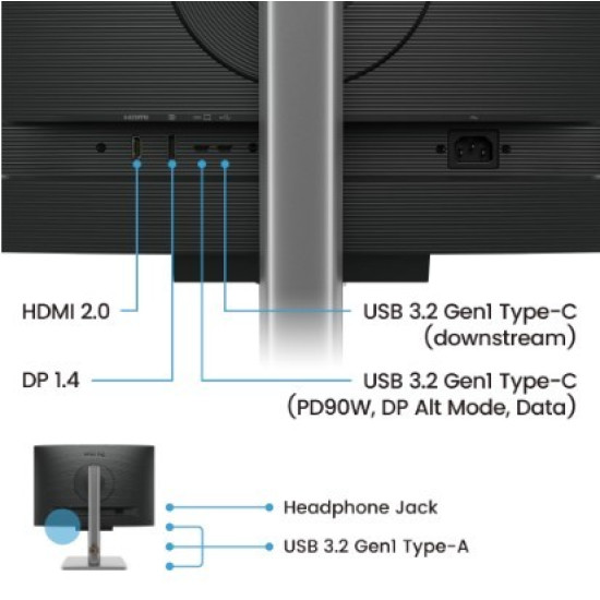 Monitor 24 cale RD240Q WQXGA 5ms/IPS/1200:1/HDMI/DP 