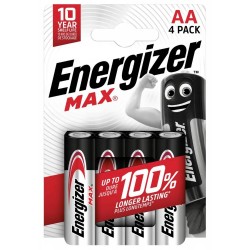 Baterie alkaliczne LR6/AA blister 4szt. ENERGIZER MAX 