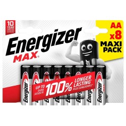 Baterie alkaliczne LR6/AA blister 8szt. ENERGIZER MAX 
