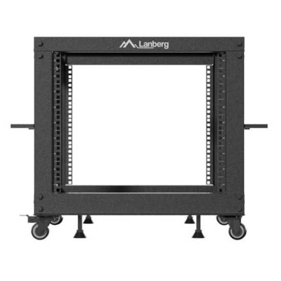 Open rack 19' 9U 600x600-1100 regulowany czarny 