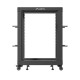 Open rack 19' 15U 600x600-1100 regulowany czarny 