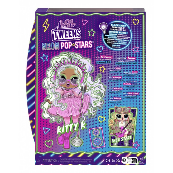 Lalka L.O.L. Surprise Tweens Neon Pop Stars Kitty 