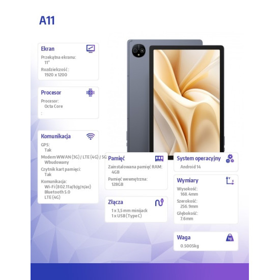 Tablet Tab A11 4G 11