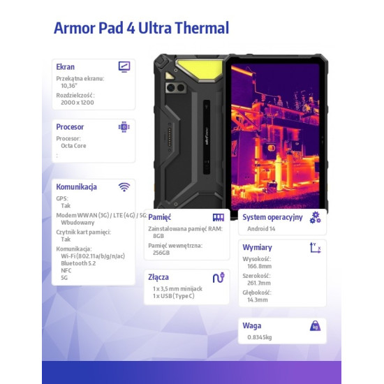 Tablet Armor Pad 4 Ultra Thermal 5G 10.36